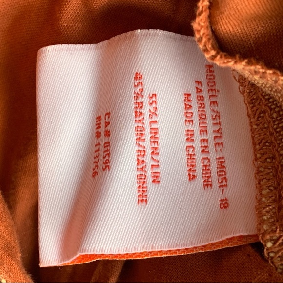 Isaac Mizrahi Crop Wide Leg Linen Capri Pants - Picture 9 of 9